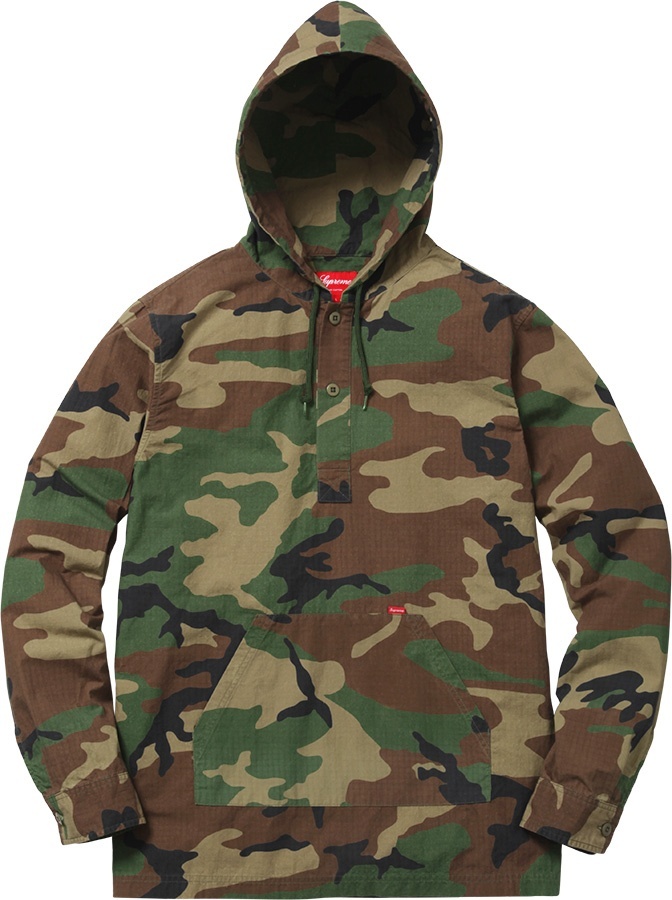 Hooded Ripstop Pullover Shirt view 2